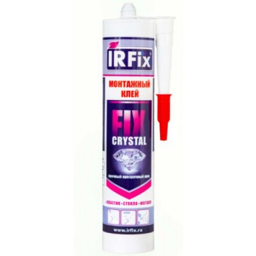 Клей монтажный прозрачный IrFix Crystal Fix 310 мл