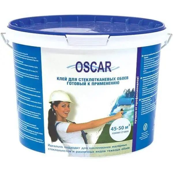 Клей обойный Oscar для стеклообоев 10 Кг